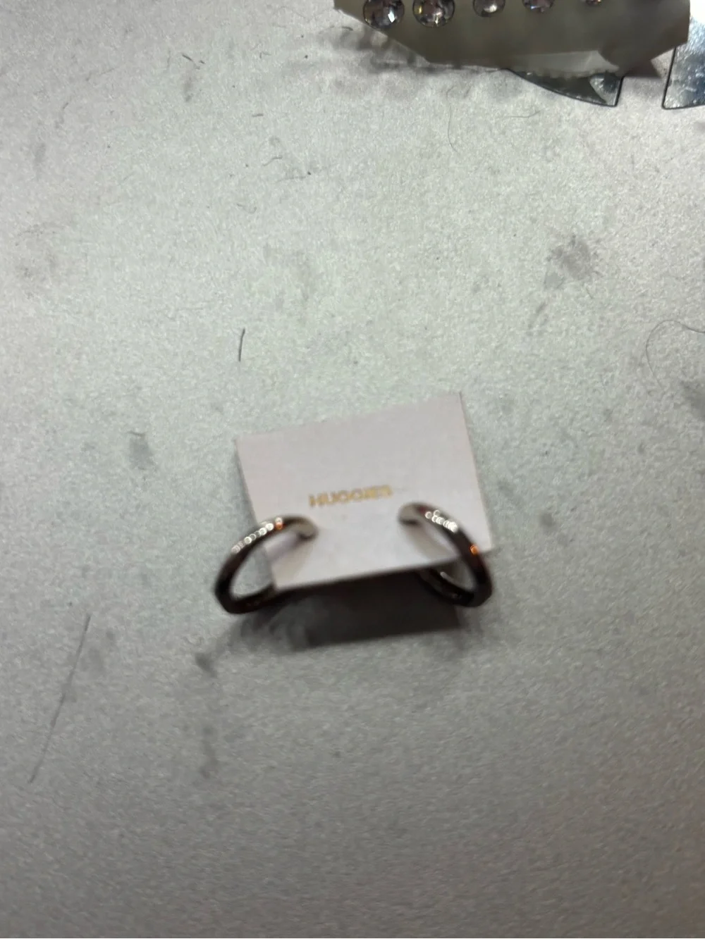 Men’s Silver Hoop Earrings - Silver